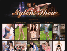 Tablet Screenshot of nylonsshow.com